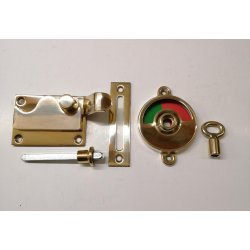 Komplet toiletl�s med n�gle<br> til udadg�ende d�r